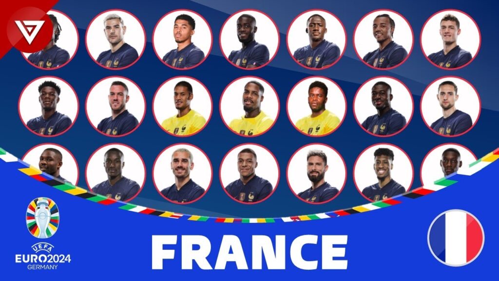 2024欧洲杯夺冠热门：法国球队